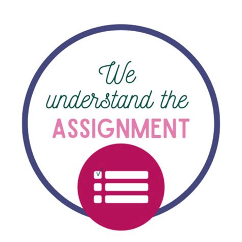 Image result for Understanding the Assignment
