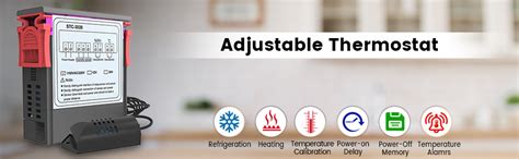 amiciSmart STC-3028 Digital Thermostat Temperature and Humidity ...