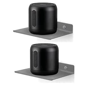 OrganizeMee Metal Small Wall Mounted Shelves,Bluetooth Speaker,Wi-Fi ...