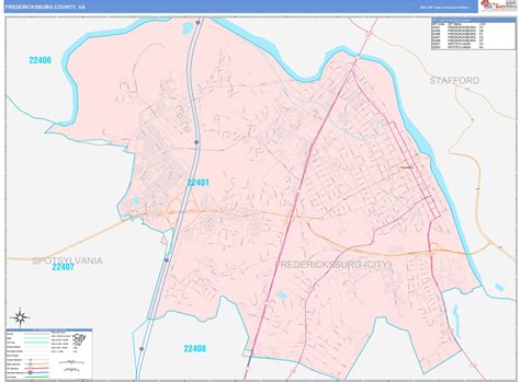 Fredericksburg Virginia Map | Virginia Map