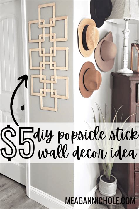 Popsicle Stick Wall Decor 的图像结果