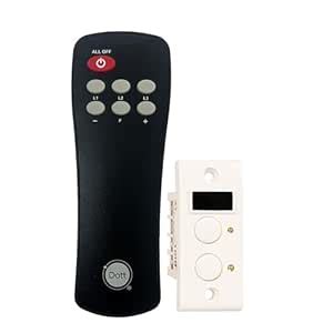 Dott Systems Non-Modular Remote Control Switch for 1 Light and 1 Fan ...