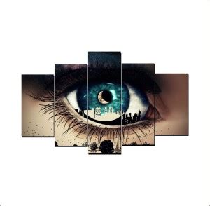 STANDARD 94 cm sp decals abstract eye wall sticker (pvc vinyl covering ...