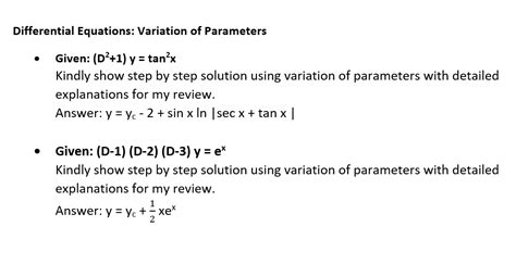 Variation of Parameters Diff.equations 的图像结果