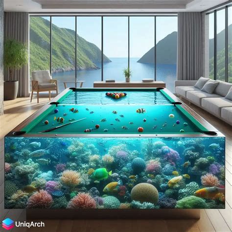 Image result for Fish Tank Pool Table