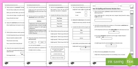 Spelling and Grammar KS2 - Practice SAT Tests