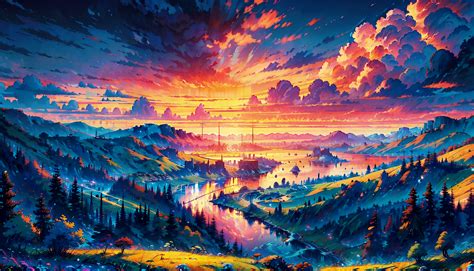 Anime Landscape Background 4k