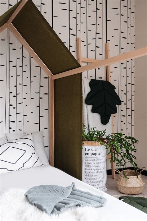 US Crib Size Floor Bed With Olive Green Linen Cover and - Etsy