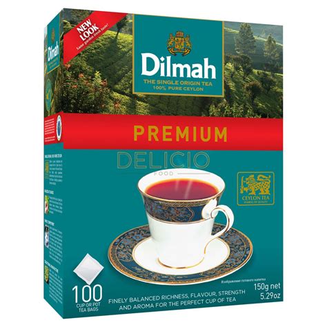 Купити Чай Dilmah Ceylon Tea Premium 100 пак 150г (24уп) в Delicio Food