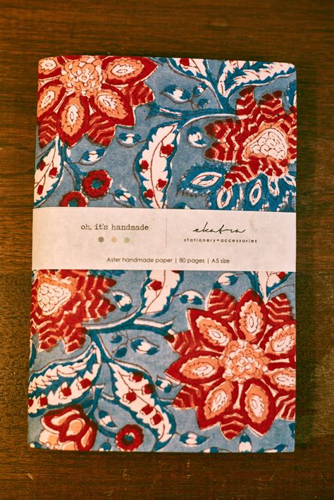 A5 Handmade Journal – Paper Boat Collective | Goa | Bangalore