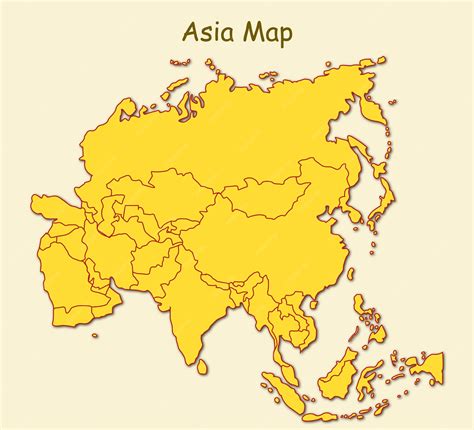 Asia Map Color 的图像结果