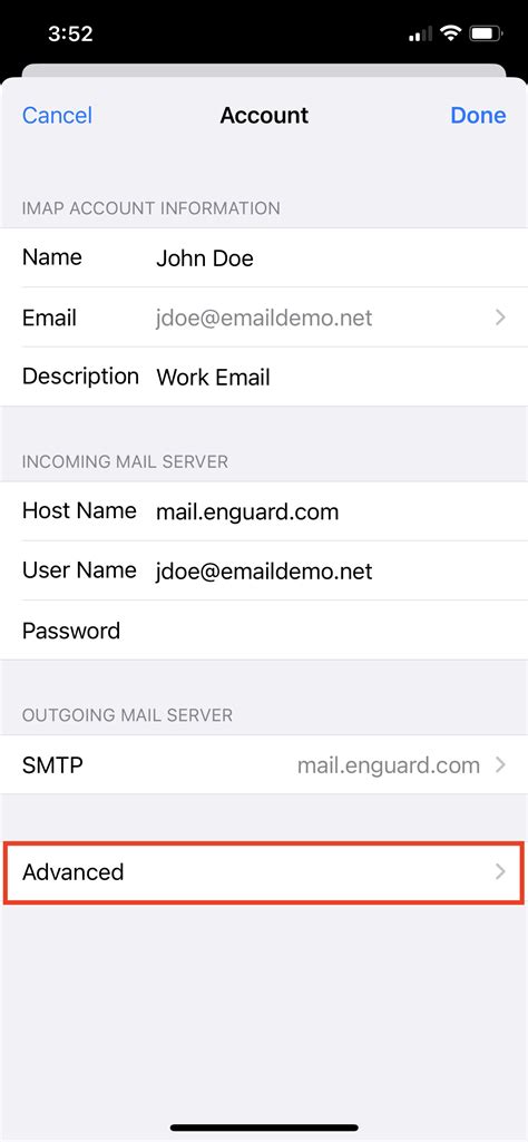 Email Setup iOS 的图像结果