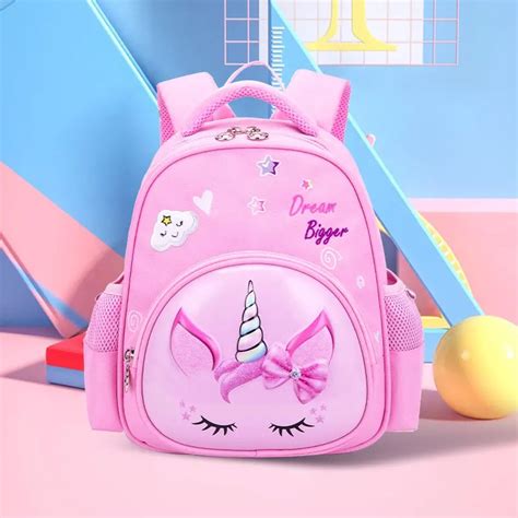 THE LITTLE LOOKERS Cute Unicorn School Bag Backpack for Girls & Boys K ...