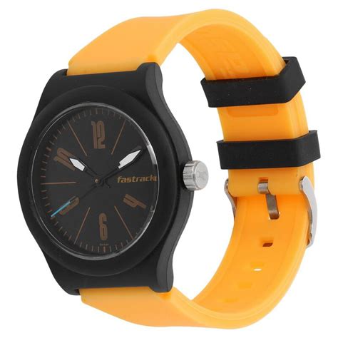 Fastrack Quartz Analog Black Dial Strap Watch for Unisex