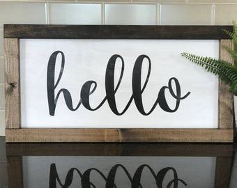 Image result for Custom Hello Signs