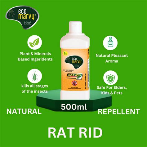 Eco Marvy Natural Rat Repellent Spray – Safe & Effective