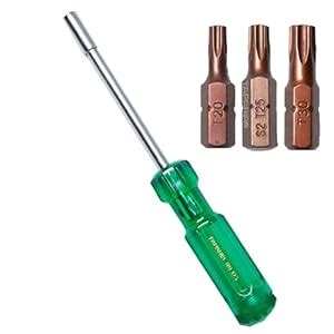 Taparia Make, Bit Holder Screwdriver with 25mm Insert Bits of 1/4" Hex ...