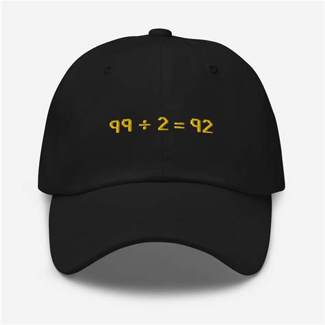 OSRS Runescape, 92 is Half of 99 Dad Hat - Etsy