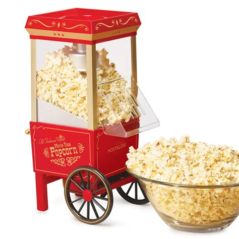 Amazon.com: Nostalgia Maker 12 Cups Hot Air Popcorn Machine with ...