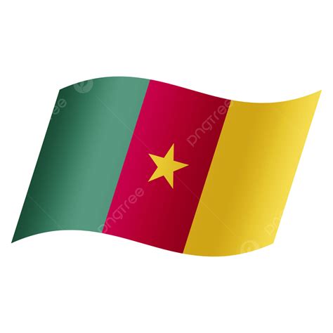 Cameroon National Flag Simple Transparent Design, Country Flag, Nation ...