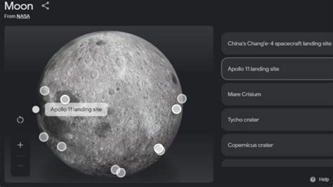 Amazing! Working with NASA, Google now lets you explore a 3D Moon ...