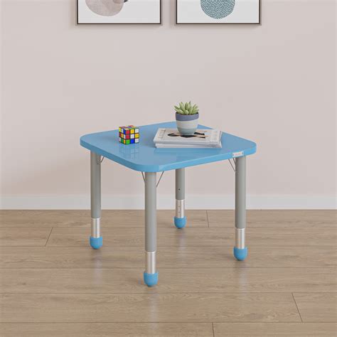 Nilkamal Orange Danube Blue Activity Desk (Square) – Velan Store