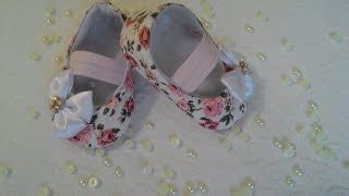 DIY / como fazer sapatinho de pérola e feltro com molde | Cantinho do Video