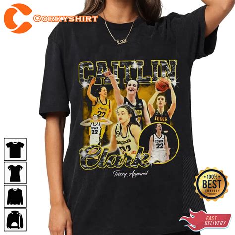Caitlin Clark WNBA Iowa Hawkeyes Basketball Shirt
