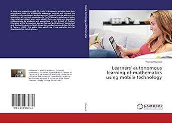 Learners' autonomous learning of mathematics using mobile technology ...
