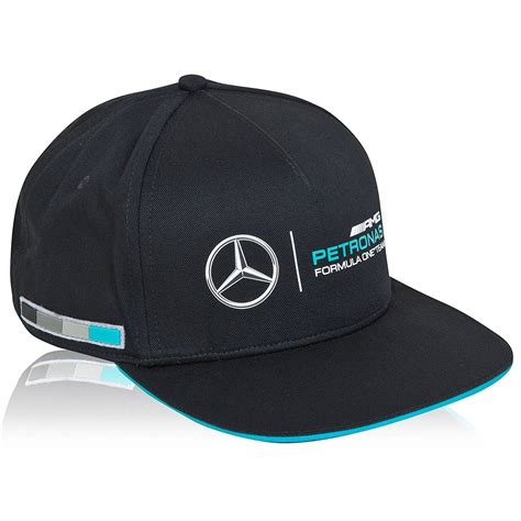 Mercedes Benz Petronas AMG Formula 1 Black Classic Hat Cap w/Team Logo ...