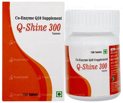 Q Shine 300 MG Tablet | Order Q SHINE 300 MG Tablet 15 Online at Truemeds