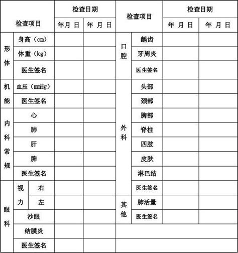 中学生健康体检表-(1)Word模板下载_编号lngvbmrp_熊猫办公