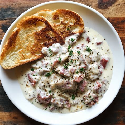 Creamed Chipped Beef & Toast – Kitch Me Now