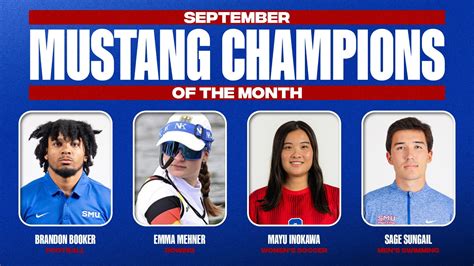 September Mustang Champions - Student Academic Engagement & Success