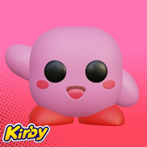 🆓 Free - Kirby Funko Pop・Free STL File for 3D printing・Cults