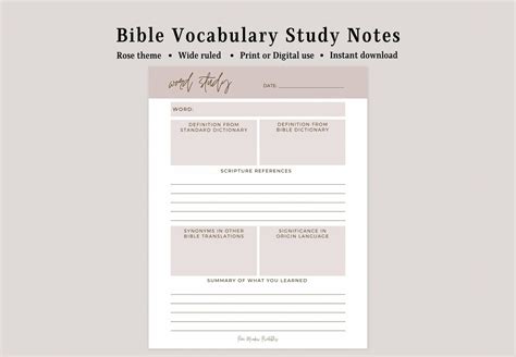 Image result for LDS Scripture Study Note Template PDF