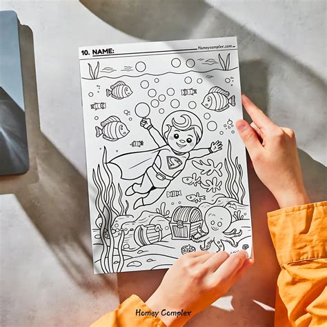 Superhero Coloring Kit - 25 Sheets