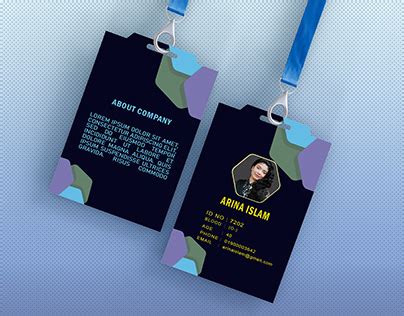 Employee Card Design 的图像结果