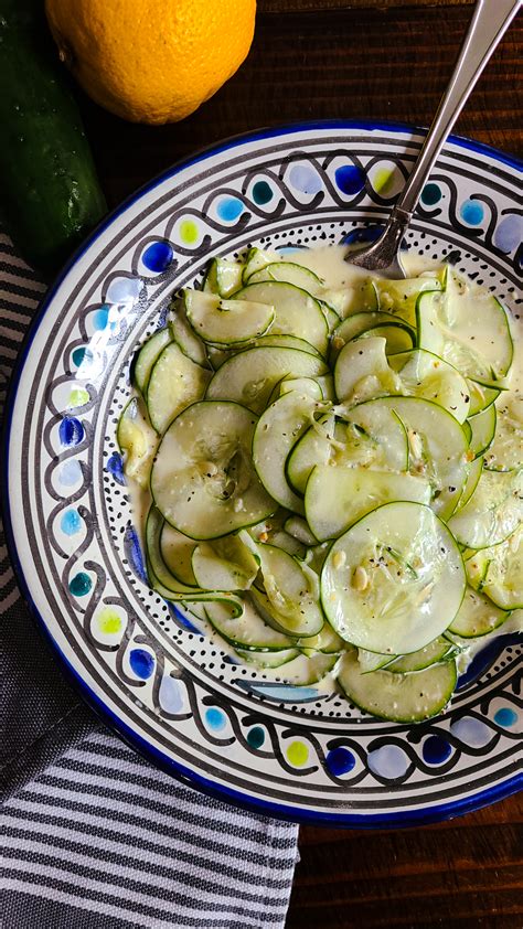 Creamy Italian Cucumber Salad - SO EASY | Salt Sugar Spice