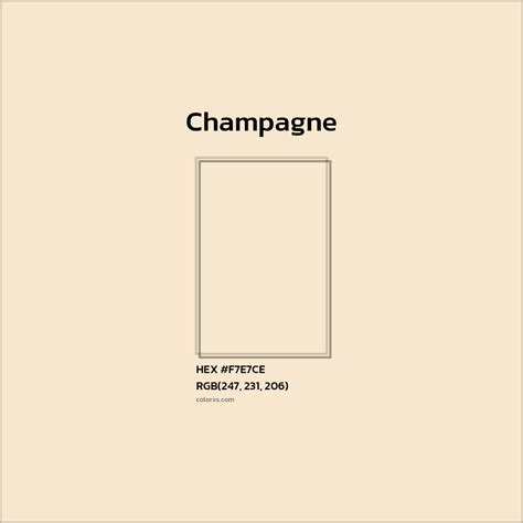 About Champagne - Color codes and meaning | Matching colors and paints ...