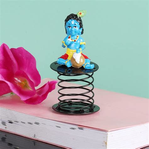 Buy Itiha® Kanha Krishna Spring / Balgopal Spring Idol for car ...