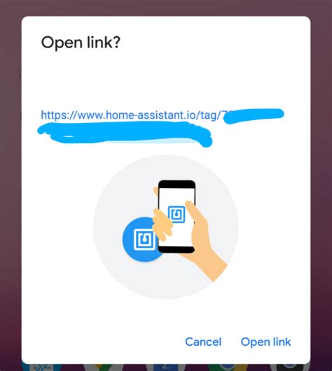 Scanning NFC tags always produces "Open Link?" confirmation pop-up (is ...