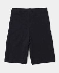 Buy Girl's Super Combed Cotton Elastane Stretch Shorties with Ultrasoft ...