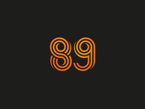 Number 89 Logo Design by Mihai Dolganiuc on Dribbble