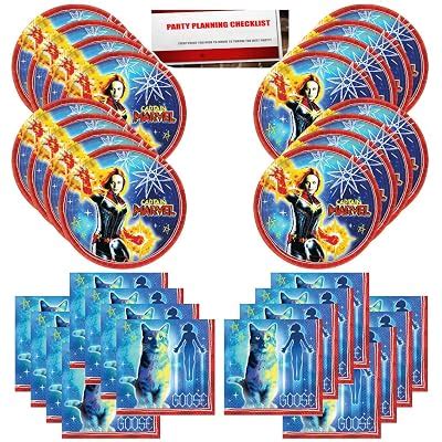 Captain Marvel Birthday Party Supplies Bundle Pack India | Ubuy