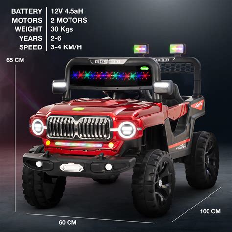 Baybee Elento Battery Operated Ride on Electric Jeep Car for Kids | Ri ...