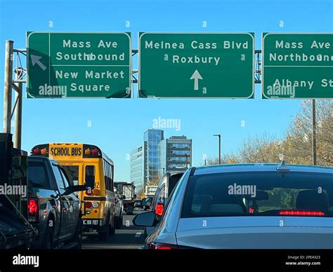 Melnea Cass Boulevard in Roxbury Boston Massachusetts Stock Photo - Alamy