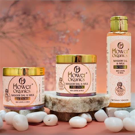 Masoor Dal & Milk Face Combo – Flower Organics