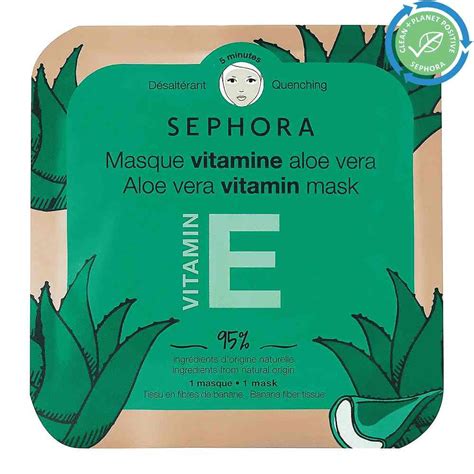 Colorful Vitamin Face Mask • Aloe Vera + Vitamin E (Quenching)