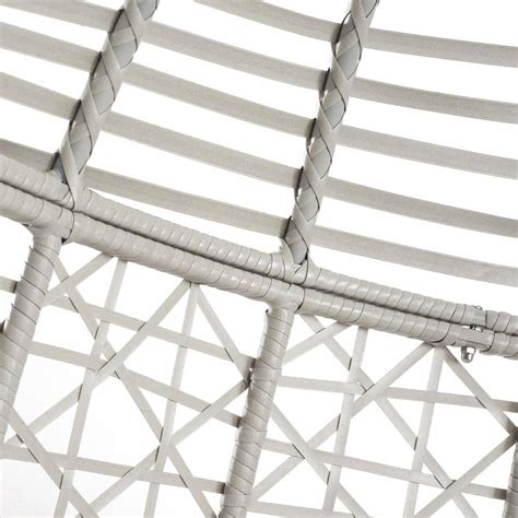 Lorelei Gray Wicker Egg Chair Patio Swing with Gray | Ubuy India